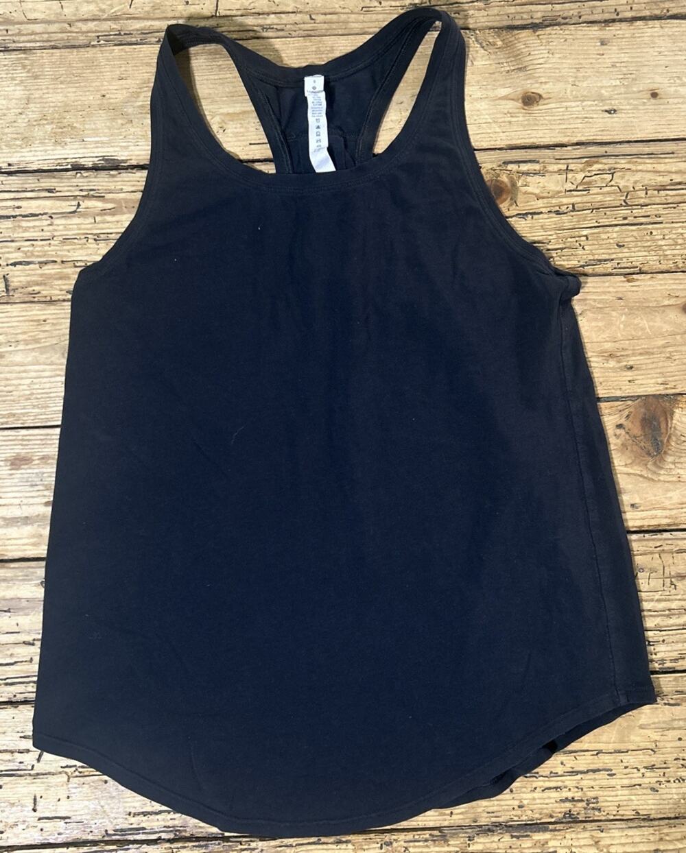 Lululemon Women’s Size 6 Black Love Tank Pleated 1st Release - VGC